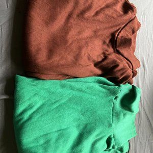 Pair of Vintage Men's Skyr Turtlenecks